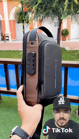 Bandolera Antirrobo USB con Candado de Código