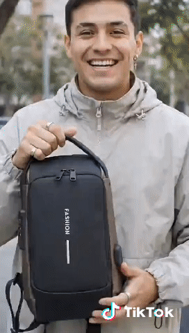 Bandolera Antirrobo USB con Candado de Código