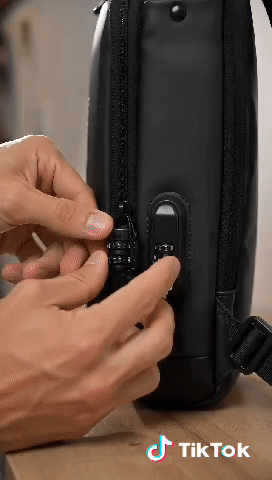 Bandolera Antirrobo USB con Candado de Código