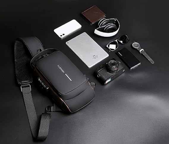 Bandolera Antirrobo USB con Candado de Código