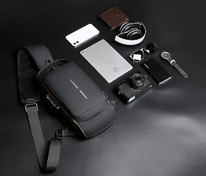 Bandolera Antirrobo USB con Candado de Código